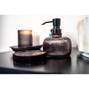 Vassoio in vetro Jewel nero