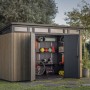 Casetta da giardino in plastica Keter Pent sp. 20 mm marrone chiaro 7,4 m²_12