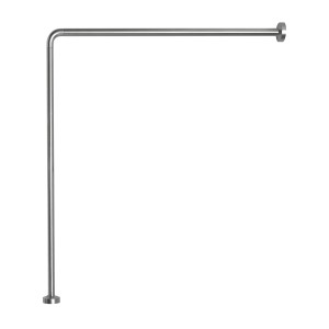 Asta angolare per doccia in metallo, parte degli accessori per docce.