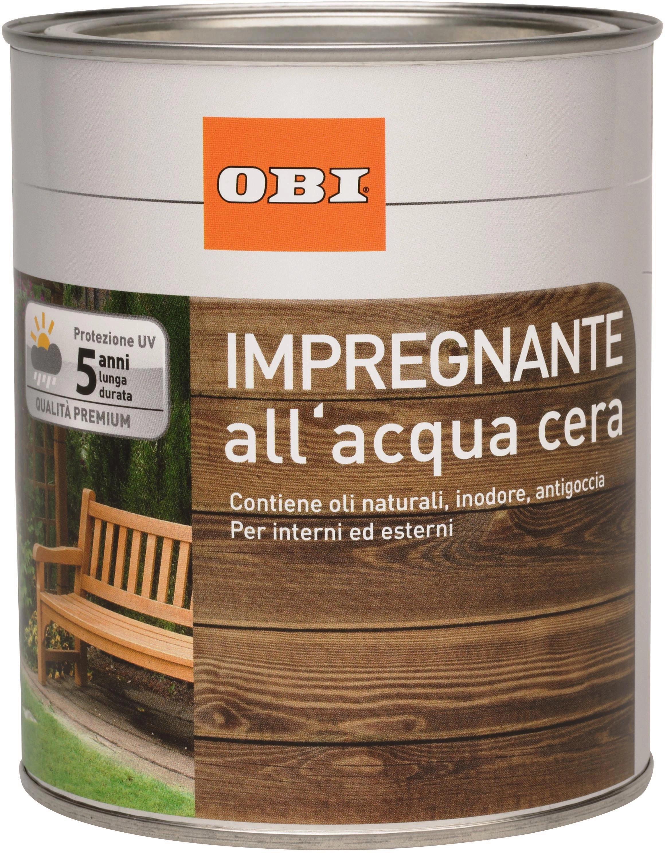 OBI impregnante all`acqua a cera noce 750 ml