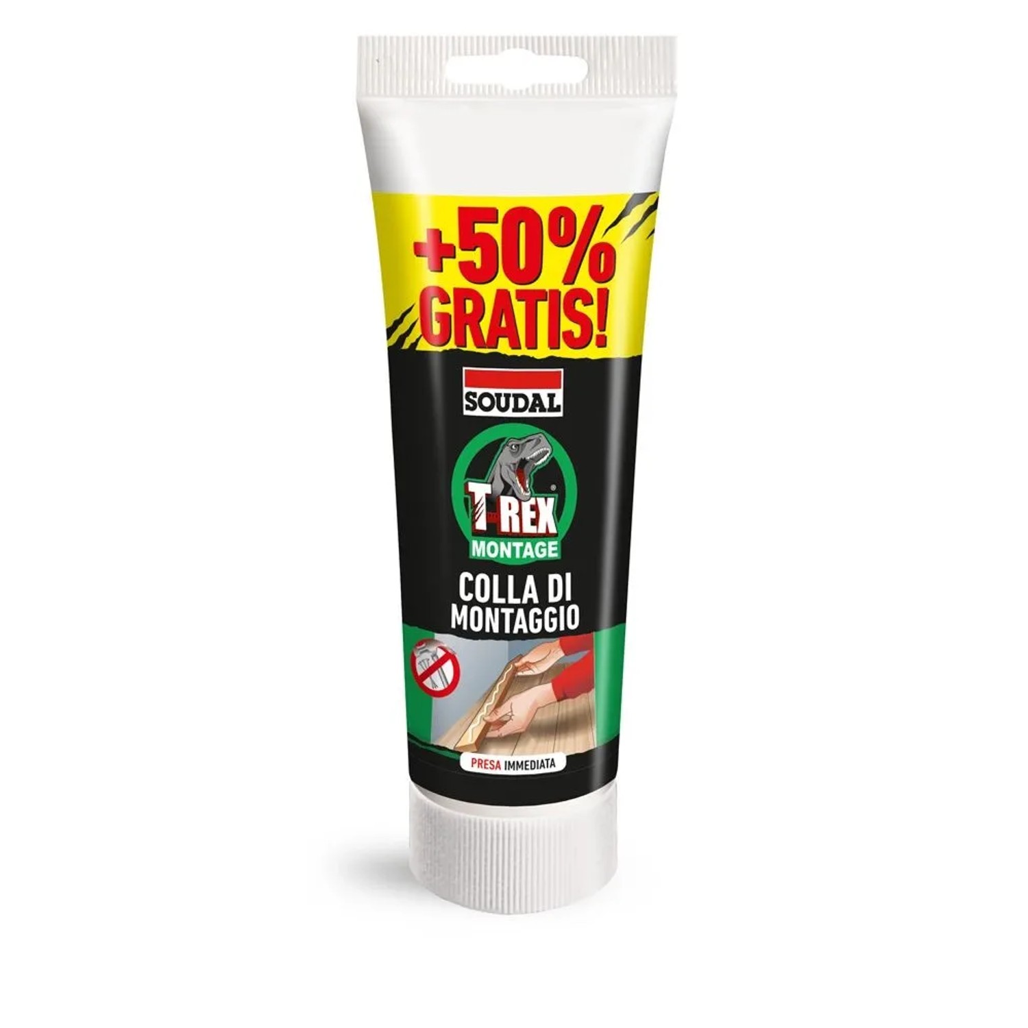 Colla di Montaggio Soudal T-Rex Montage 200gr+100 gr