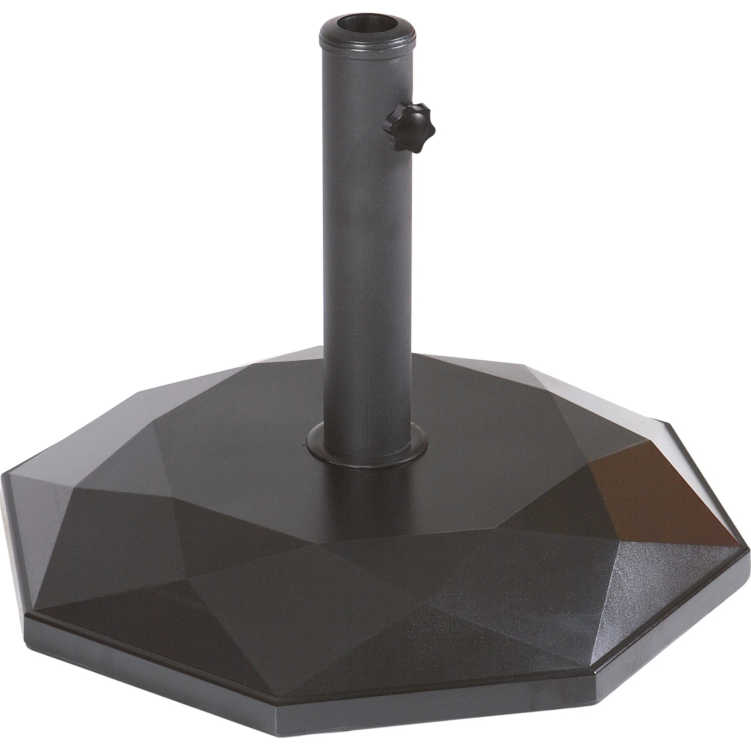 Supporto per ombrellone Lamont grigio scuro, 25 kg, per ombrelloni fino a Ø 300 cm.