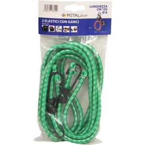 Tendi bagagli verdi con ganci, 2 pezzi, per applicazioni versatili.