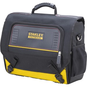 Borsa porta attrezzi Stanley Fatmax nera e gialla.