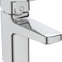 Miscelatore lavabo Ideal Standard Ceraplan cromato, H75. Rubinetto monocomando moderno per lavabi.
