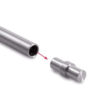 t.b.t. per ringhiere per scale, dettaglio degli elementi di collegamento.