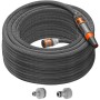 Gardena Liano Life Set tubo da giardino da 25 m con spruzzatore e connettori, grigio. Ideale per irrigare il giardino.