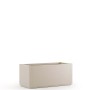 Fioriera da esterno rettangolare t.b.t., beige.
