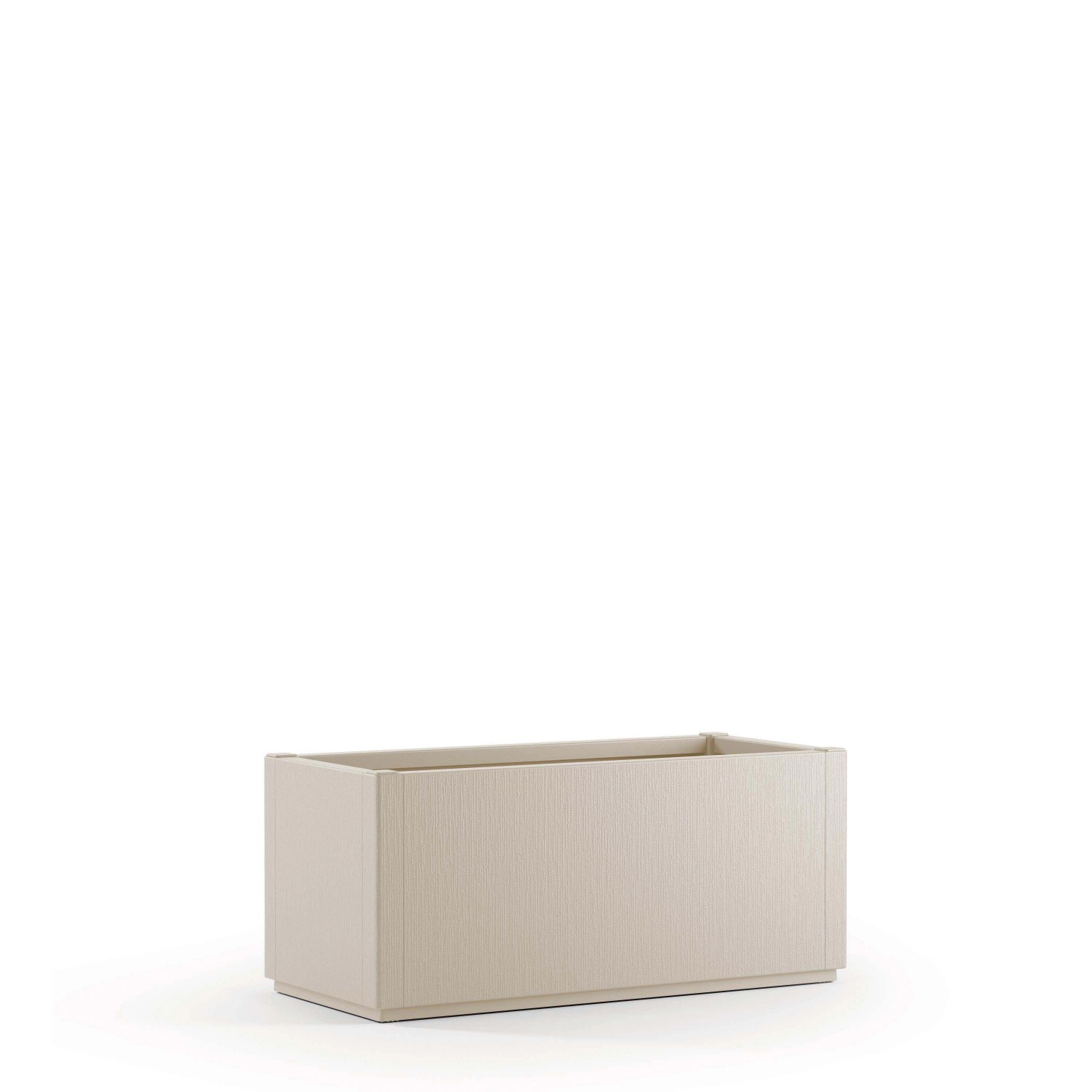 Fioriera da esterno rettangolare t.b.t., beige.