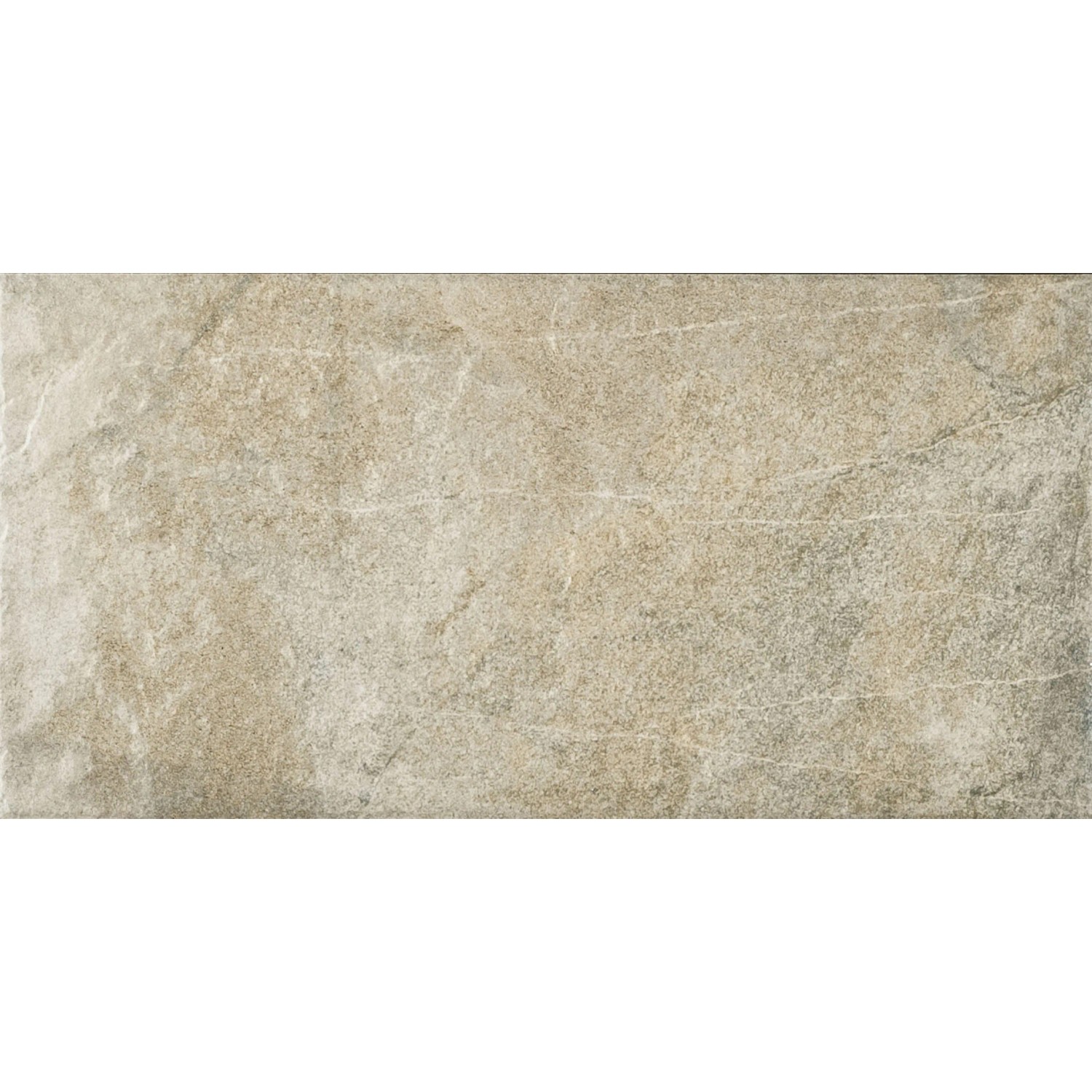 t.b.t. piastrella per pavimentazione esterna, effetto pietra beige-grigio.