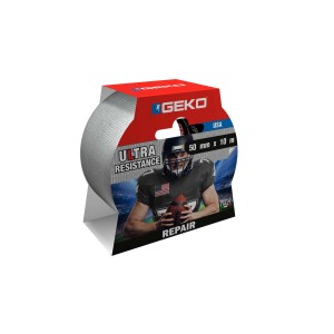 Nastro telato GEKO, 50mm x 10m, versatile, alta resistenza alla trazione.