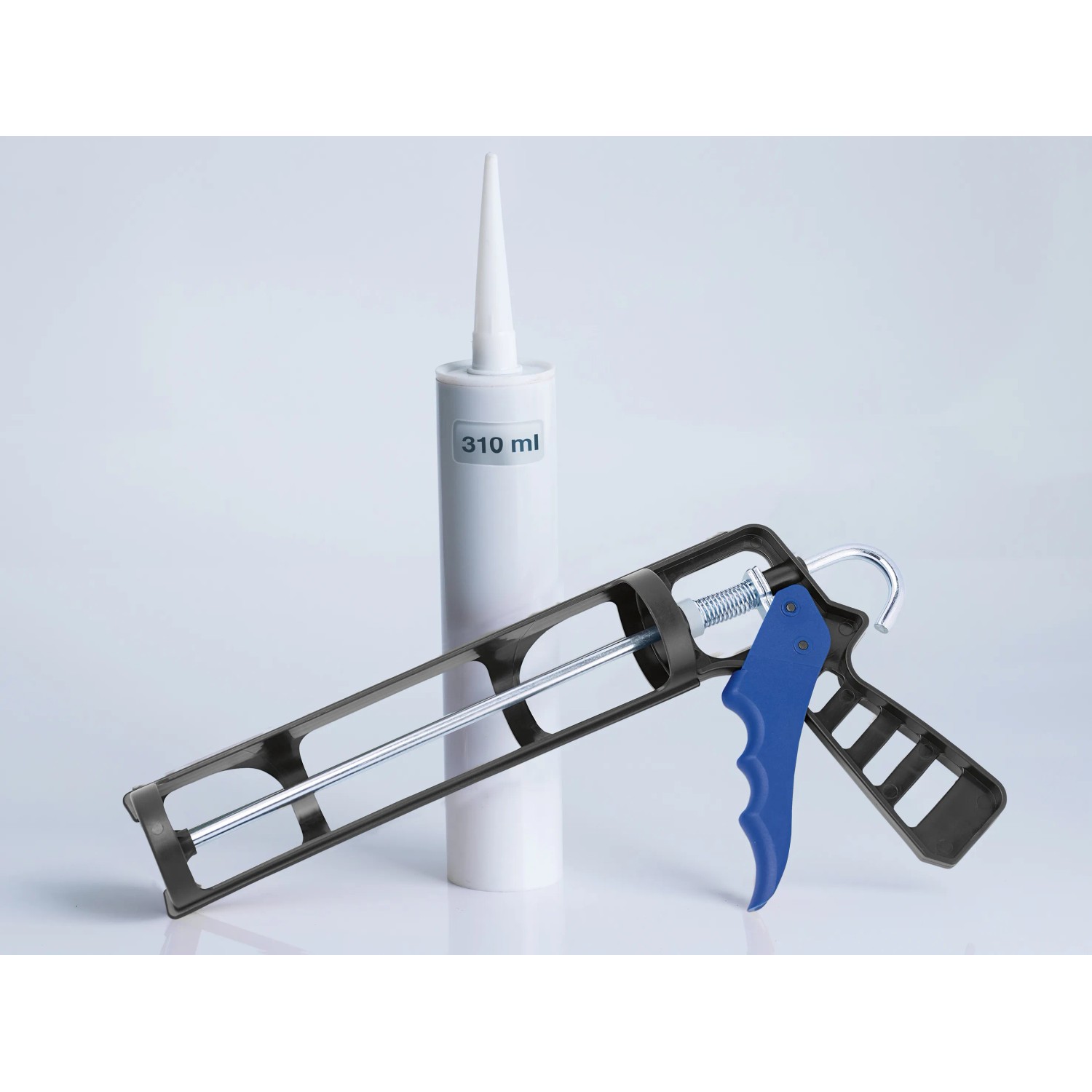 Pistola per cartucce LUX con cartuccia da 310 ml per applicazione uniforme di sigillanti.