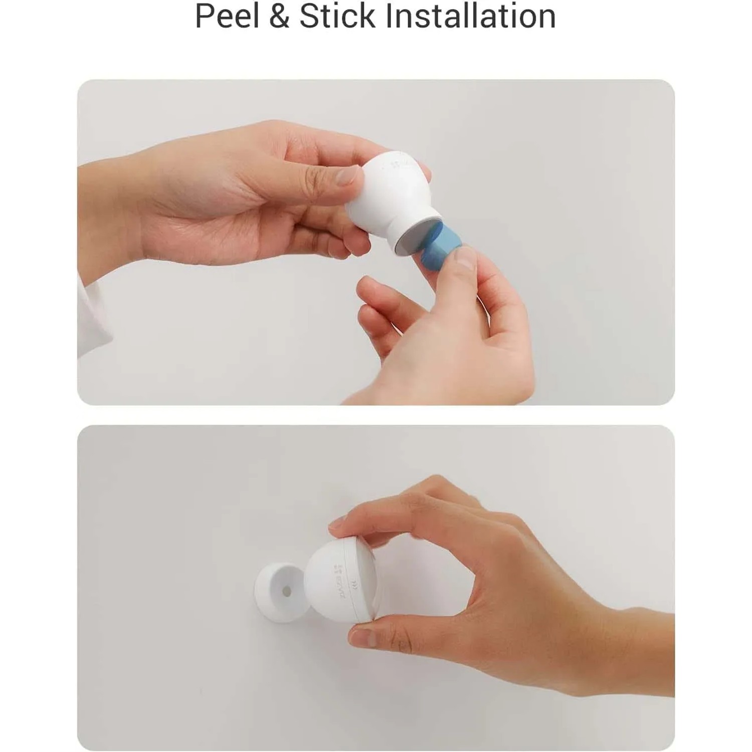 t.b.t. Videosorveglianza: Installazione con funzione adesiva.