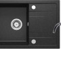 Lavello 1 vasca Idrostile Bayamo con rubinetto 440x175 mm grafite