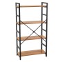 Scaffale in metallo e legno Achille 4 ripiani 60x28x117 cm_2