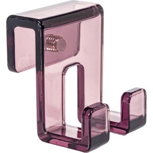 t.b.t. Accessorio doccia viola, gancio per box doccia.
