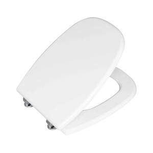 Copriwater ovale Square in mdf bianco
