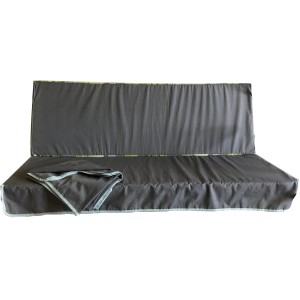 Cuscino grigio Dondoli per panca da giardino, cuscino incluso.