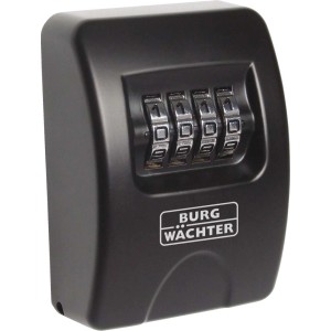 Burg Wächter Key Safe 10 SB, cassetta portachiavi con codice numerico.