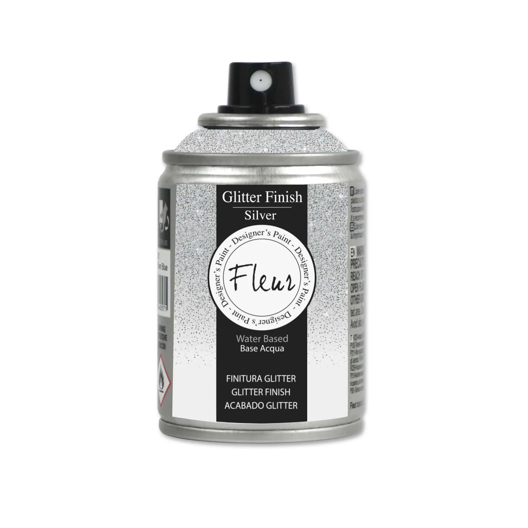Spray glitter Fleur Silver 100 ml OBI