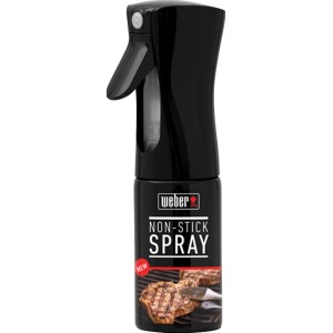 Weber Spray antiaderente 200ml per griglie, flacone spray nero.