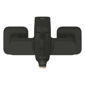 Miscelatore monocomando vasca esterno Grohe Dice nero opaco