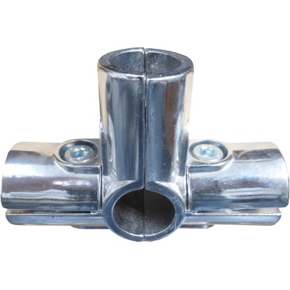 Giunto cubic 4 vie cromo