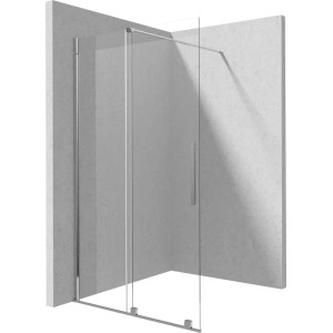 Parete doccia scorrevole Cabaiguán Idrostile 900x1950 mm cromo