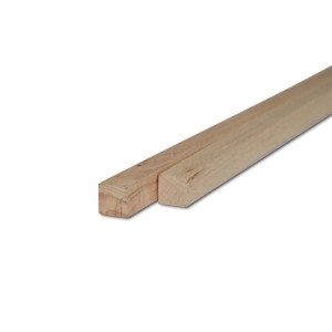 Listelli piallati in legno, legno naturale