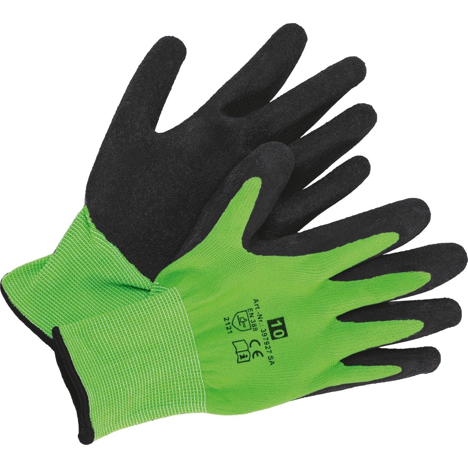 Guanti Da Lavoro In Lattice - 12 Paia Taglia 10, Robusti E Antiscivolo