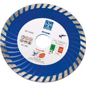 Disco diamantato LUX Classic, 125mm, segmentato per pietra e materiali edili.
