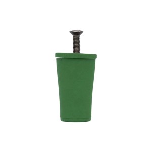 Tappi d`arresto tapparelle nylon conici set 4 pezzi Ø 40 mm verde