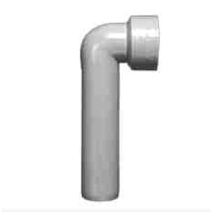 Curva HT grigia, gomito a 90 gradi per installazioni di acque reflue.