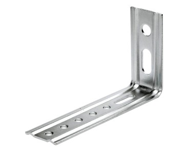 Staffa Angolare A Forma Di Z Zincata Per Impieghi Gravosi Da