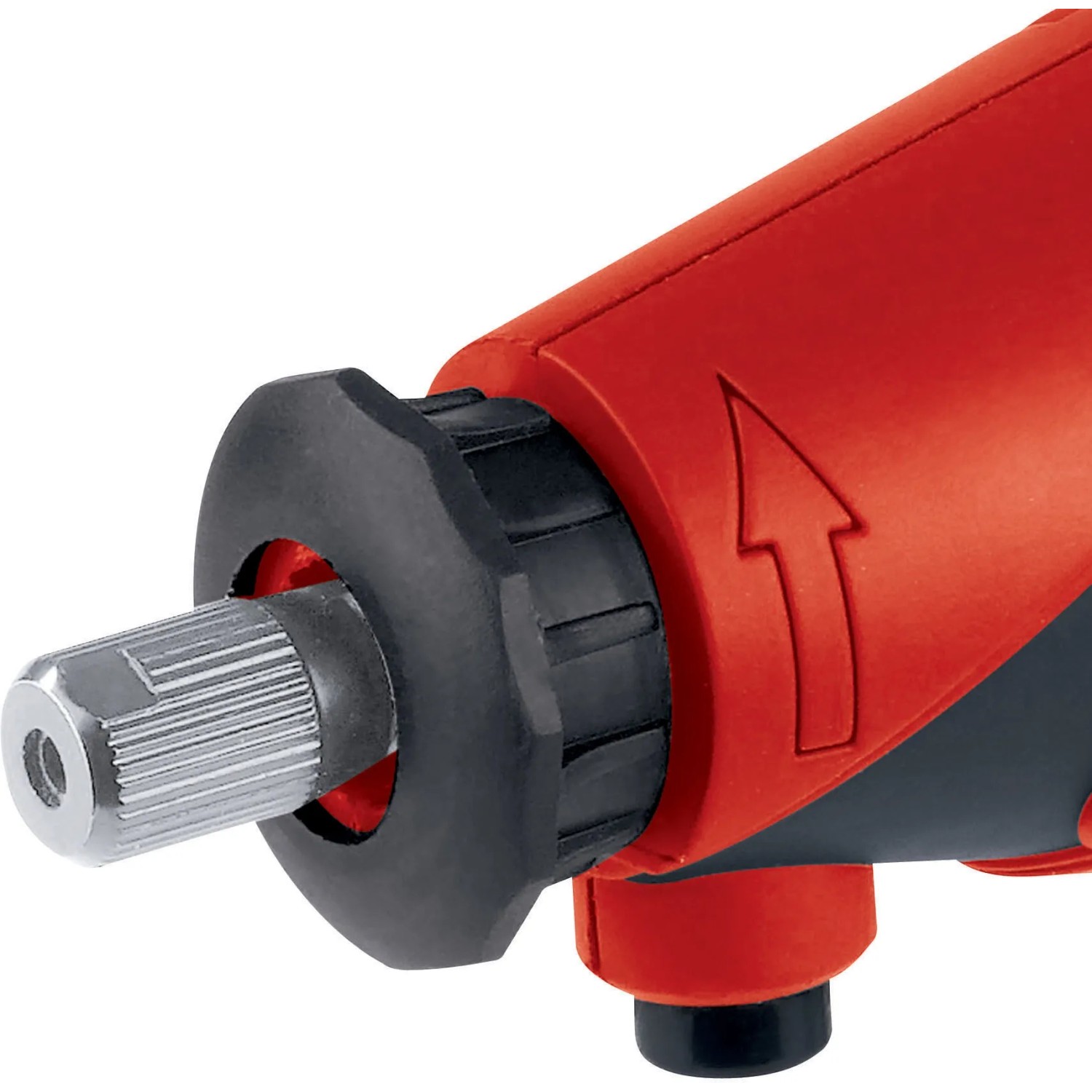 Dettaglio: Utensile per levigatura e incisione Einhell TC-MG 135 E con blocco del mandrino.