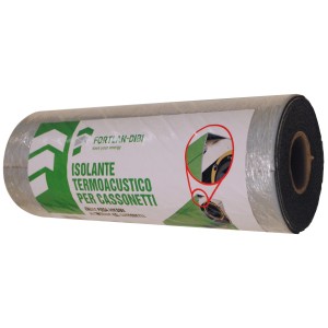 Rotolo di materiale isolante t.b.t. per isolamento acustico e termico.