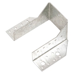 Scarpa per trave tipo A, 80x120 mm, zincata, per connettori e angolari in legno da OBI.