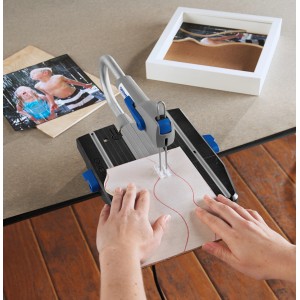 Mini sega Dremel Moto-Saw che taglia il legno, con lama Dremel MS51 (5 pezzi).