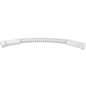 Connettore per tubi t.b.t. bianco e flessibile.