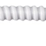 Connettore per tubi t.b.t. bianco e flessibile.