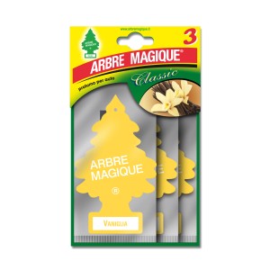 Arbre Magique Vaniglia confezione da 3, profumatore auto per la cura dell'auto.