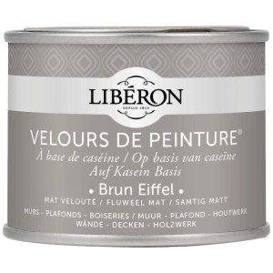 Idropittura lavabile Velours de Peinture Liberon Brun Eiffel 0,125 L