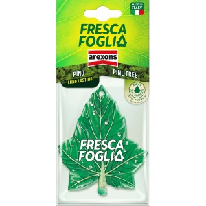 t.b.t. Profumatore auto "Fresca Foglia" al pino, design a foglia.