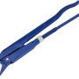 Chiave per tubi a gomito LUX Classic blu, 530 mm, per idraulica e tubi fino a 100 mm di diametro.