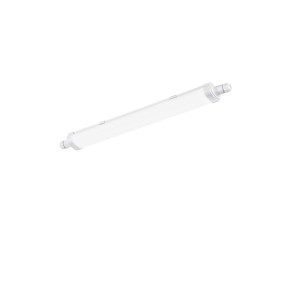 Plafoniera LED t.b.t. bianca per montaggio a soffitto.