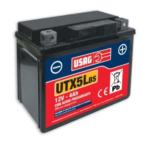 Batteria avviamento moto moto Usag X5-BS 12V 4Ah