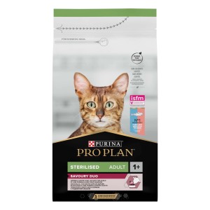 Purina Pro Plan Sterilised Adult 1+ cibo per gatti, gusto Savoury Duo