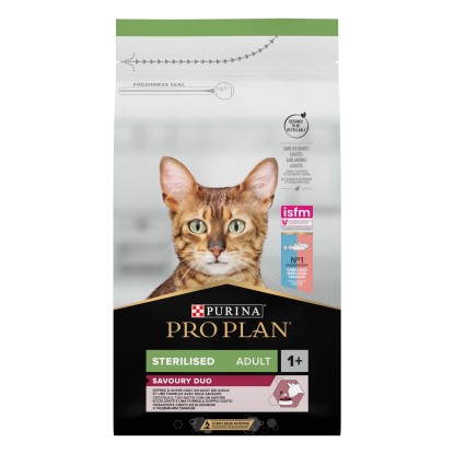 Cibo secco per gatti Purina ProPlan Sterilised anatra e fegato 1,5 kg