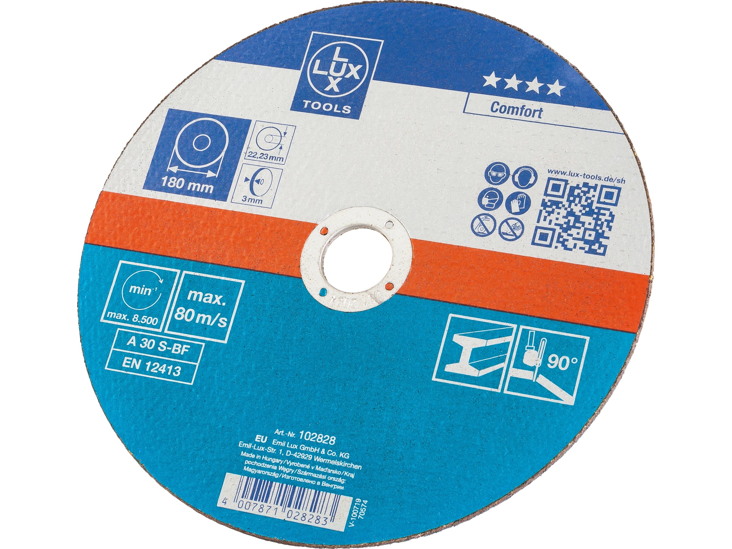 Fortis Disco Da Taglio Per Alluminio E Metalli Non Ferrosi – 180 X 1,6 Mm
