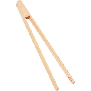 Pinza per barbecue in legno CMI in acero per girare il cibo.